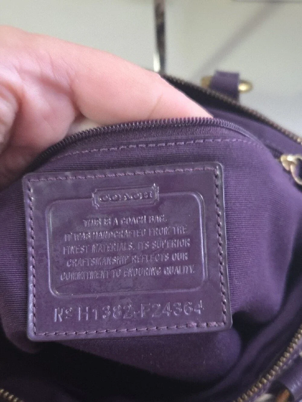Coach classic signature